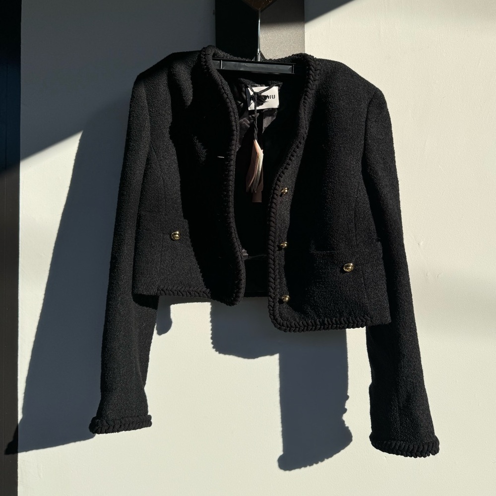 Miu Miu Boucle Suit Jacket